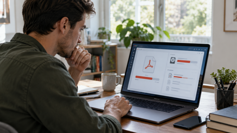 User checking why a PDF remains large after compression