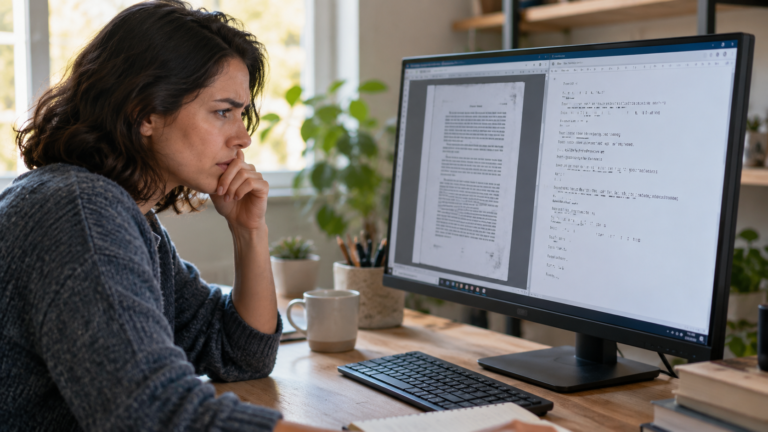 Multi-page PDF compared with separate image files